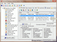 Elcomsoft Blackberry Backup Explorer screenshot